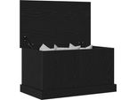 Syfax™ Scatola Di Stoccaggio Rovere Nero 70 X 40 X 28 Cm