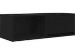 Syfax™ Mobile Porta Tv Rovere Nero 80X31X25,5 Cm In Legno Multistrato