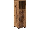 Syfax™ Mobile Da Bagno Con Archiviazione Legno Vecchio 30 X 35 X 95 Cm