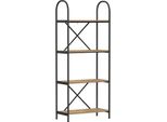 Syfax™ Libreria Rovere Artigianale 60 X 30 X 146 Cm Legno Multistrato