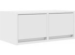 Syfax™ Mobile Porta Tv Bianco 60X31X25,5 Cm In Legno Multistrato