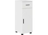 Syfax™ Mobile Da Bagno Con Cassetto Bianco Lucido 30 X 35 X 80 Cm