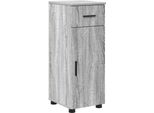 Syfax™ Mobile Da Bagno Con Cassetto Grigio Sonoma 30 X 35 X 80 Cm