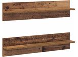 Syfax™ Scaffale Da Parete 2 Pcs Legno Vecchio 80 X 11,5 X 18 Cm