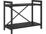 Syfax™ Libreria Rovere Nero 60 X 30 X 50 Cm Legno Multistrato