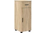 Syfax™ Mobile Da Bagno Con Cassetto Rovere Sonoma 30 X 35 X 80 Cm