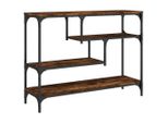 Syfax™ Tavolo Consolle Rovere Fumo 100X30X75 Cm Legno Multistrato