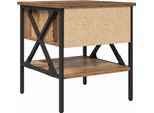 Syfax™ Comodino Con Cassetto Legno Vecchio 40 X 42 X 45 Cm
