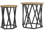 Syfax™ Tavolino Da Salotto 2 Pcs Rovere Artigianale