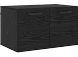 Syfax™ Mobiletto A Muro Rovere Nero 60 X 36,5 X 35 Cm