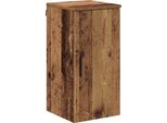 Syfax™ Mobile Da Bagno Con Porta Legno Vecchio 30 X 31,5 X 61 Cm