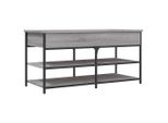 Syfax™ Panca Porta Scarpe Grigio Sonoma 100X42,5X50 Legno Multistrato
