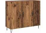 Syfax™ Credenza Legno Vecchio 90 X 32,5 X 80 Cm Legno Multistrato