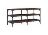 Syfax™ Panca Porta Scarpe Rovere Marrone 100X38,5X49 Legno Multistrato