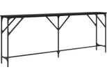 Syfax™ Tavolo Consolle Rovere Nero 200 X 29 X 75 Cm
