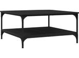 Syfax™ Tavolino Da Salotto Rovere Nero 80 X 80 X 40 Cm