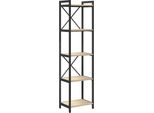 Syfax™ Libreria Rovere Sonoma 40 X 30 X 155 Cm Legno Multistrato