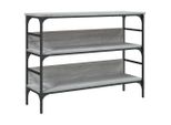Syfax™ Tavolo Consolle Grigio Sonoma 100X32X75 Cm In Legno Multistrato