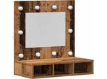 Syfax™ Mobiletto Per Specchio Legno Vecchio 60 X 31,5 X 62 Cm