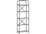 Syfax™ Libreria Grigio Sonoma 60 X 30 X 183 Cm Legno Multistrato