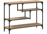 Syfax™ Tavolo Consolle Rovere Artigianale 100 X 30 X 75 Cm