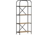 Syfax™ Libreria Rovere Artigianale 60 X 30 X 146 Cm Legno Multistrato