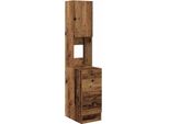 Syfax™ Credenza Da Cucina Con Cassetto Legno Vecchio 32 X 50 X 180 Cm
