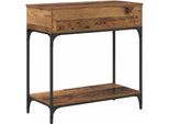 Syfax™ Tavolo Consolle Con Cassetto Legno Vecchio 75 X 34.5 X 75 Cm