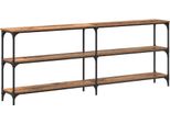 Syfax™ Tavolo Consolle Legno Vecchio 200 X 29 X 75 Cm