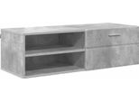 Syfax™ Armadio In Legno Con Cassetto Bianco Lucido 100,5 X 39 X 30 Cm