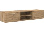 Syfax™ Armadio In Legno Rovere Artigianale 150 X 39 X 30 Cm