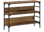 Syfax™ Tavolo Consolle Con Lo Scaffale Legno Vecchio 100 X 32 X 75 Cm