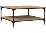 Syfax™ Tavolino Da Salotto Rovere Artigianale 80 X 80 X 40 Cm
