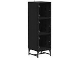 Syfax™ Credenza Rovere Nero 35 X 37 X 117 Cm