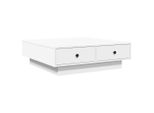 Syfax™ Tavolino Da Salotto Bianco 90X90X28 Cm In Truciolato