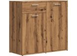 Syfax™ Credenza Rovere Artigianale 80X36X75 Cm In Truciolato