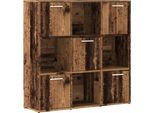 Syfax™ Libreria Legno Antico 90X28X90 Cm In Legno Multistrato