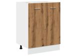 Syfax™ Armadio Inferiore “Lyon” Rovere Artigianale 60X46X81,5 Cm