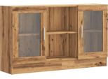 Syfax™ Credenza Rovere Artigianale 120X30,5X70 Cm In Truciolato
