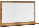 Syfax™ Mobile Bagno Specchio Rovere Artigianale 60X11X37 Cm Truciolato