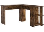 Syfax™ Scrivania Ad Angolo Rovere Fumé 140 X 113,5 X 75 Cm