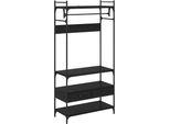 Syfax™ Guardaroba Rovere Nero 89 X 39 X 184.5 Cm Legno Multistrato