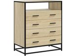 Syfax™ Cassettiera Rovere Sonoma 70X41X83,5 Cm In Legno Multistrato