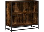 Syfax™ Libreria Rovere Fumo 80,5X35X76 Cm In Legno Multistrato