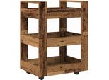 Syfax™ Carrello Da Cucina Legno Di Quercia 60 X 45 X 80 Cm