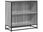 Syfax™ Libreria Grigio Sonoma 80,5X35X76 Cm In Legno Multistrato