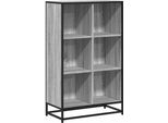 Syfax™ Libreria Grigio Sonoma 65,5X33X107,5 Cm In Legno Multistrato