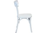 Milani Home - Sedia In Legno Di Olmo Cm 45 L X 42 P X 87 Hdi Colorebianco