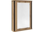 Syfax™ Mobile Bagno Specchio Rovere Artigianale 42X12X60 Cm Truciolato