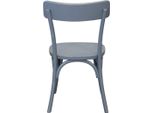 Milani Home - Sedia In Legno Di Olmo Cm 45 L X 42 P X 87 Hdi Coloregrigio